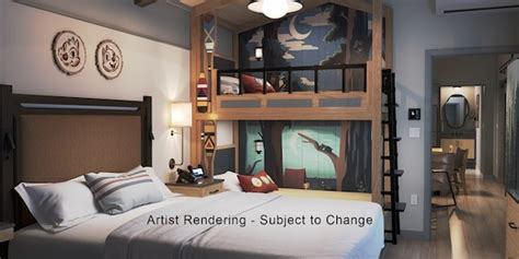 CONCEPT ART: First Look at Bedrooms of New DVC Cabins at Disney's Fort ...