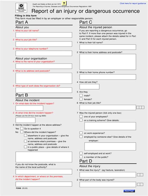 Riddor Form F2508 PDF: Complete with ease | airSlate SignNow