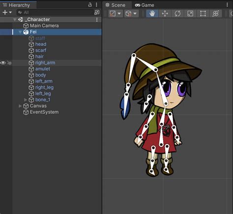 Rigging a character imported with the PSD Importer | 2D Animation | 8.0.5