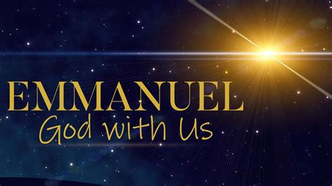 "Emmanuel, God with us"- What does this mean? - YouTube