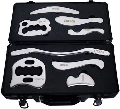 STICKON Stainless Steel Gua Sha Scraping Massage Tool Set IASTM Tools ...