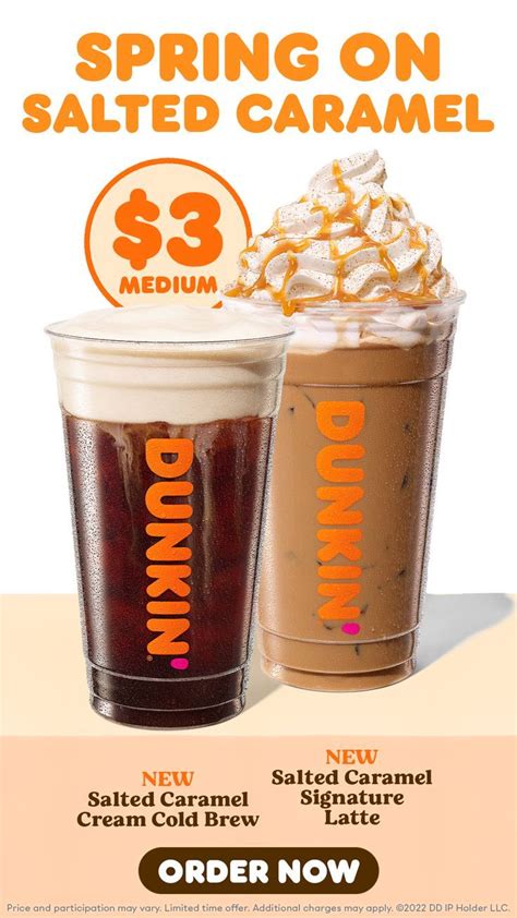 New Salted Caramel Sips from Dunkin’ | Dunkin, Starbucks drinks recipes, Coffee recipes starbucks