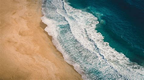 1920x1080px | free download | HD wallpaper: ocean waves, landscape, nature, beach, sea, sand ...