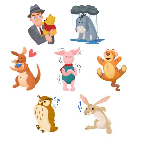 Behind the Scenes of Disney's Christopher Robin iOS Stickers | Bare ...