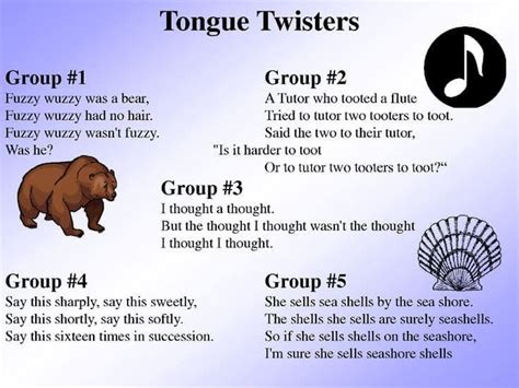 37 Funny Tongue Twisters Guaranteed To Twist Your Tongue Into Tightly Tied Knots! | Tongue ...