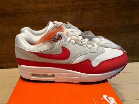 Nike Air Max 1 Anniversary Red 2017/2018 Restock Pair For Sale - Kicks Collector