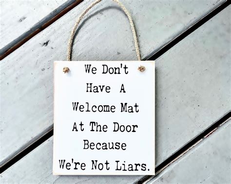 Funny Front Door Sign No Soliciting Sign Door Knocker We | Etsy