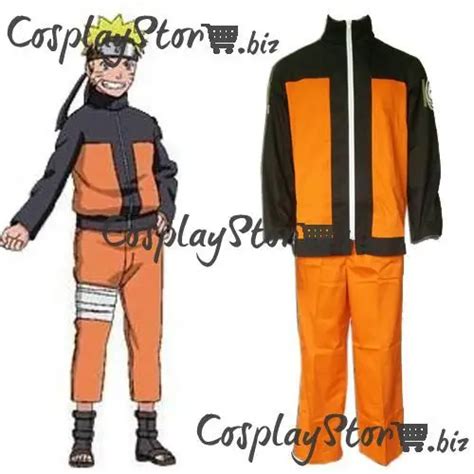 Naruto Jacket Naruto Shippuden Uzumaki Men's Naruto Cosplay Costume-in ...