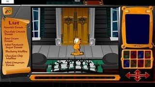 HALLOWEEN GARFIELD'S HAUNTED HOUSE GAME | learningenglish-esl