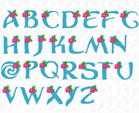 Moana font svg Princess font svg Disney princess font svg | Etsy Moana ...