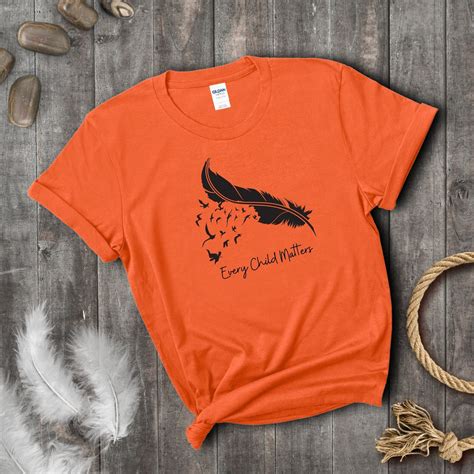 Every Child Matters Shirt Orange Shirt Day Indigenous Canada Residential School Protest Chaque ...