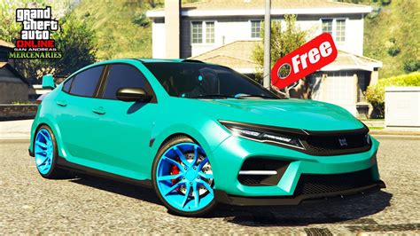 Dinka Sugoi is FREE in GTA 5 Online | Fresh Customization & Review | Honda Civic Type R | JDM ...