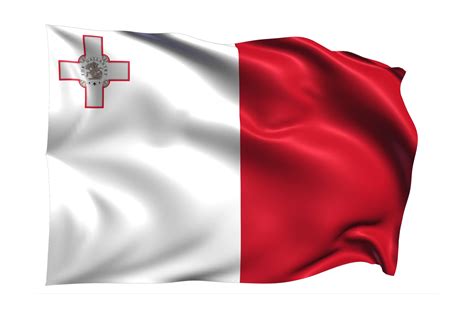 Malta Waving flag Realistic Transparent Background 15309683 PNG