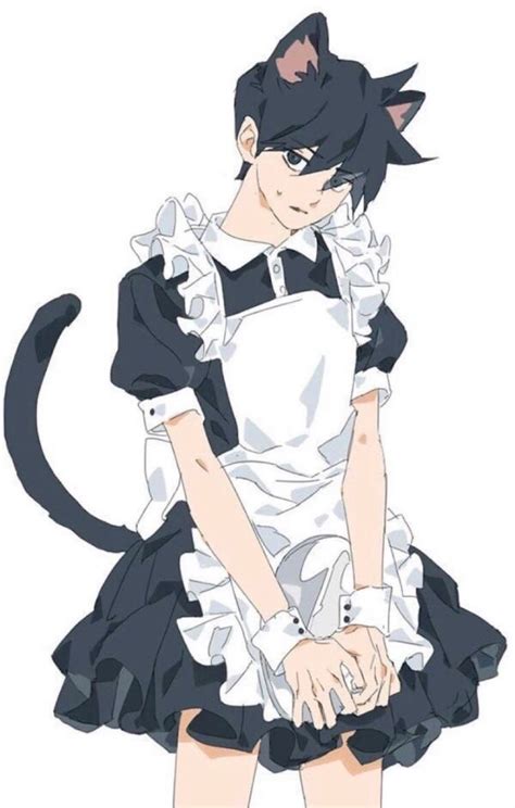 Pin by Justine! on ・femboys | Anime cat boy, Maid outfit anime, Anime maid