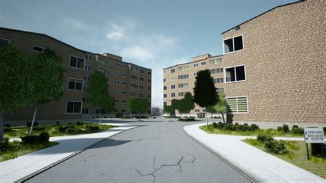 3D O Block - Chicago Parkway Garden Homes model - TurboSquid 1744017