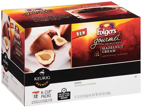 Folgers Gourmet Selections Hazelnut Cream Single Serve Coffee K Cups ...