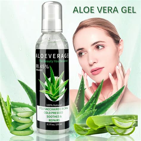 Aloe Vera Gel Lotion - For Face & Dry Skin - Aloe Vera Gel Moisturizing ...