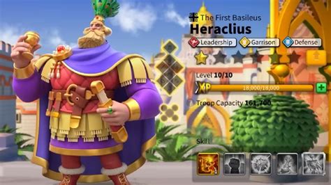 Heraclius Talent Tree Build and Guide - Rise of Kingdoms Guides