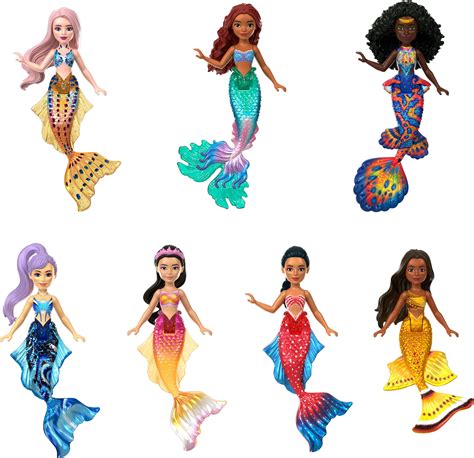 Customer Reviews: Disney The Little Mermaid Ariel & Sisters 8.5" Dolls ...