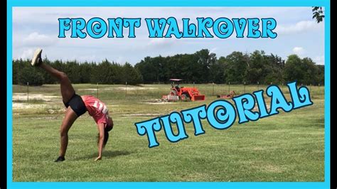 Front Walkover Tutorial - YouTube