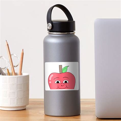 "Apple's face" Sticker for Sale by gross-girl99 | Redbubble