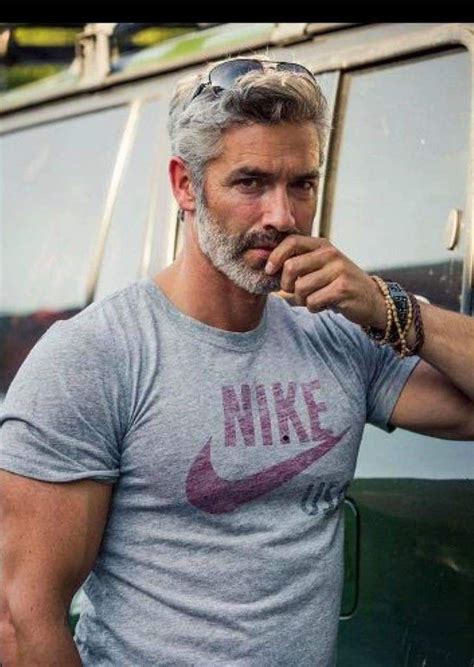 Silver Fox | Handsome older men, Beard styles for men, Grey hair men