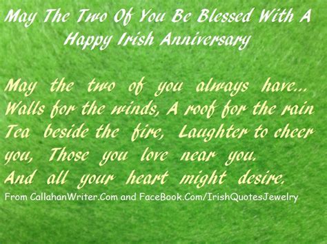 Irish Anniversary Quote. Part of the biggest collection of Irish quotes ...