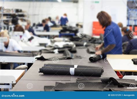 Female Workers in Textile Factory Stock Image - Image of fabric, female: 53512129