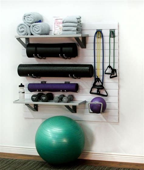 Home Fitness Kit | Home Gym Storage | storeWALL | Garage Storage | Gym room at home, At home gym ...