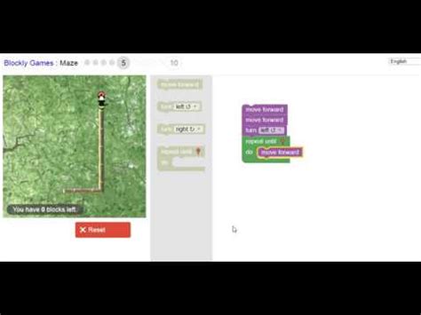 Blockly Games Maze