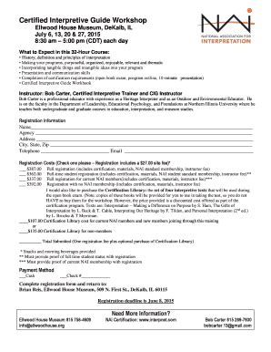 Fillable Online Ellwood House Museum, DeKalb, IL Fax Email Print ...