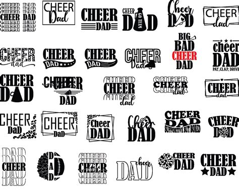 Cheer Dad Svg, Cheerleader Svg, Cheer Svg, Cheerleading Svg, Cheer Dad Png, Cheer Mom Svg, Dad ...