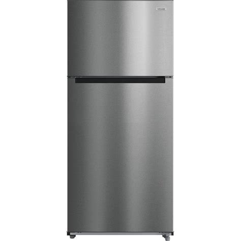 VISSANI Pro 18.0 cu. ft. Top Freezer Refrigerator In Stainless steel ...