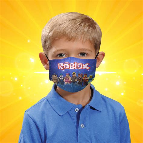 Roblox Roblox Face Mask Roblox Face Mask For Kids Kids Mask | Etsy