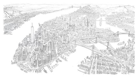 All New York City in one drawing – Myles Zhang