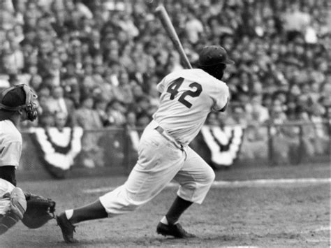 Jackie Robinson Plays in First MLB Game | Today in Sports History