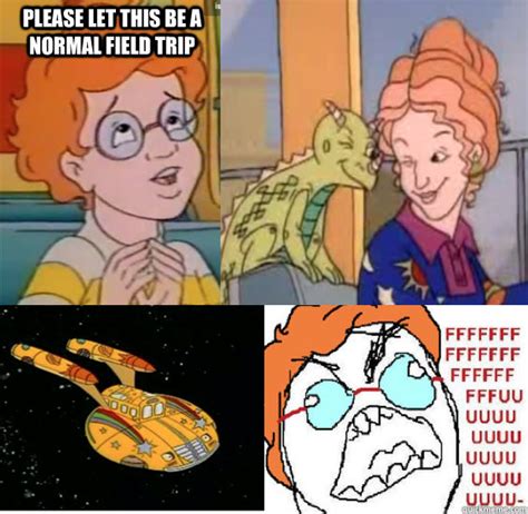 Please let this be a normal field trip - Magic School Bus Arnold - quickmeme