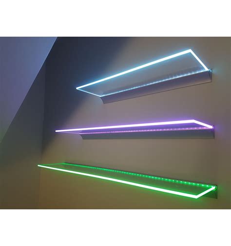 LED Glass Shelves - are a great focal point anywhere you put those