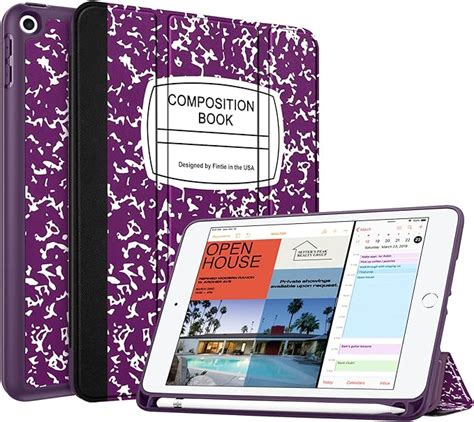 Amazon.com: Fintie Case with Pencil Holder for iPad Mini 5 2019 ...