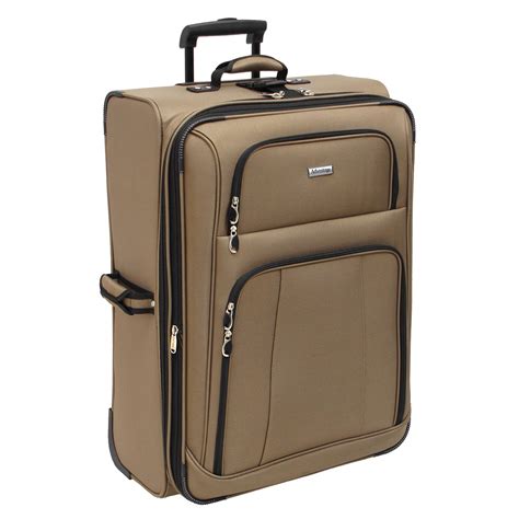 Advantage Luggage 28" Upright Rolling Suitcase - Taupe