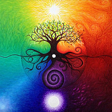 As above so below energy… | Tree of life art, Spiritual paintings, Tree art