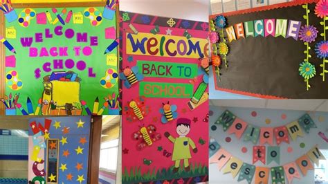 Preschool Welcome board decoration ideas/welcome bulletin board Design/Classroom board ...