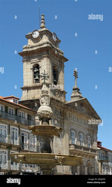 St. Peter's Basilica (BasÃ­lica de SÃ£o Pedro) in Guimaraes - Portugal Stock Photo - Alamy