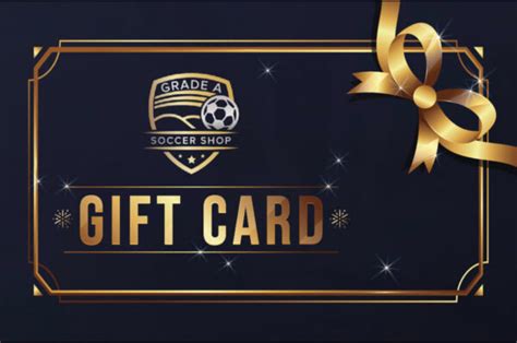 Buy Gift Cards – Grade A Soccer Shop