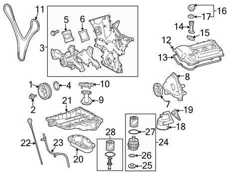 Diagram ENGINE PARTS. for your Toyota 4Runner