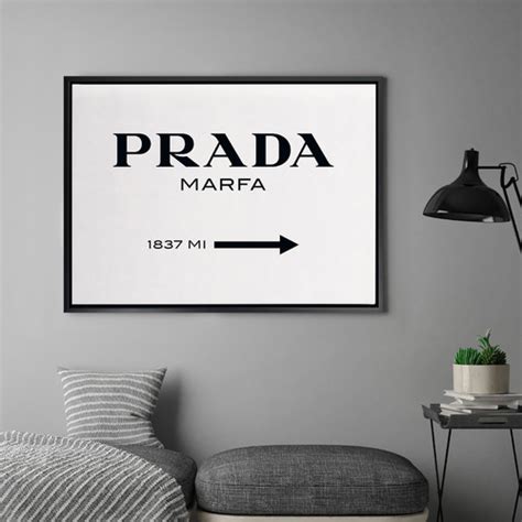 Prada Wall Art Canvas - Wall Design Ideas