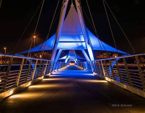 Tempe Town Lake Pedestrian Bridge | Tempe town lake, Pedestrian bridge ...