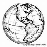 Globe Coloring Pages  Free & Printable sketch template