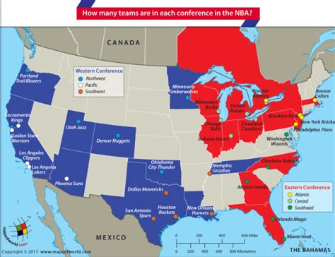 How many teams are in each conference in the NBA? - Answers