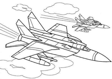Free Printable Jet Coloring Pages Pdf To Download - Coloringfolder.com